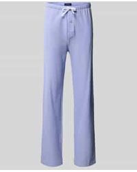 Polo Ralph Lauren - Straight Fit Pyjamabroek Met Tunnelkoord - Lyst