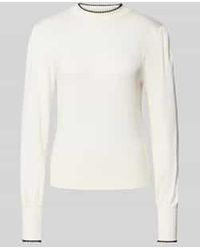 Zero - Regular Fit Gebreide Pullover Van Viscosemix Met Opstaande Kraag - Lyst
