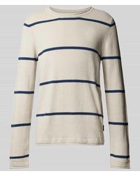 Ecoalf - Strickpullover mit gerippten Abschlüssen Modell 'BARCOALF' - Lyst