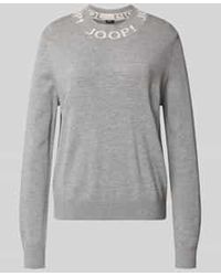 Joop! - Gebreide Pullover Van Viscosemix, Model 'Kendi' - Lyst