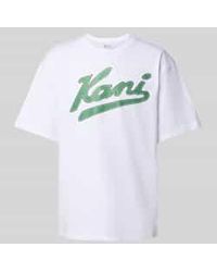 Karlkani - T-Shirt Met Labelprint - Lyst