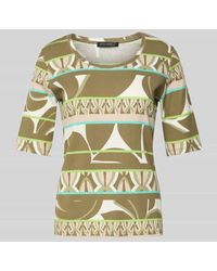 Betty Barclay - T-Shirt mit geripptem Rundhalsausschnitt - Lyst