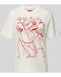 Ouí - T-Shirt mit Motiv-Print - Lyst