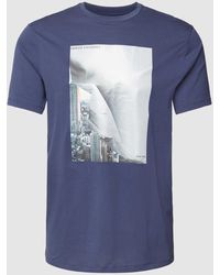 Armani Exchange - T-shirt Met Motiefprint - Lyst