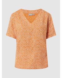 Fransa Blusenshirt aus Viskose Modell 'Varilli' - Orange