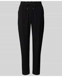 Zero - Stoffhose aus Viskose mit elastischem Bund - Lyst