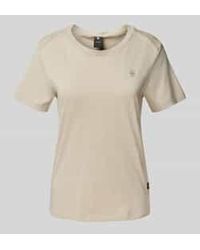 G-Star - T-shirt Met Labelstitching - Lyst