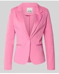 Ichi - Regular Fit Blazer Met Viscose Model 'Kate' - Lyst