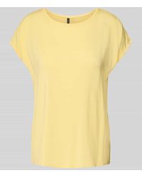Vero Moda - Loose Fit T-Shirt aus Lyocell-Mix Modell 'AVA' - Lyst