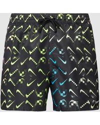 Nike - Badehose mit Allover-Muster Modell 'DIGI SWOOSH' - Lyst