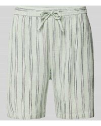 S.oliver - Regular Fit Shorts mit Tunnelzug - Lyst