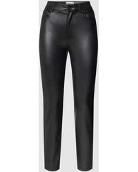 ONLY - Regular Fit Hose in Leder-Optik Modell 'Emily' - Lyst