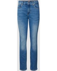 BOSS - Slim Fit Jeans mit Label-Patch Modell 'JACKIE' - Lyst