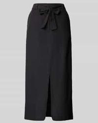 Vila - Midirok Loopsplit En Strikceintuur - Lyst