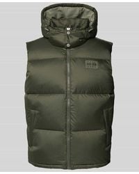 Tommy Hilfiger - Regular Fit Daunenweste mit abnehmbarer Kapuze - Lyst
