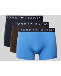 Tommy Hilfiger - Trunks Mit Elastischem Logo-Bund Im 3Er-Pack - Lyst