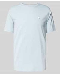 Fynch-Hatton - T-shirt Met Logostitching - Lyst