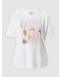 Esprit T-Shirt mit Print - Weiß