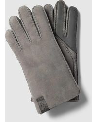 UGG - Handschuhe aus Lammfell mit Label-Patch - Lyst