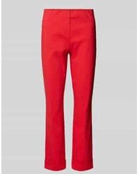 SteHmann - Regular Fit Broek Met Verkort Model - Lyst
