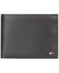 Tommy Hilfiger - Geldbörse Aus Leder Mit Logo-Applikation - Lyst