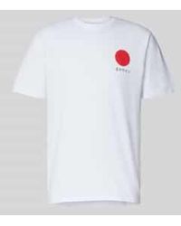 Edwin - T-shirt Met Motiefprint - Lyst