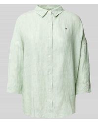 Tommy Hilfiger - Relaxed Fit Bluse aus reinem Leinen - Lyst