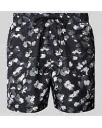 Calvin Klein - Regular Fit Zwembroek Met Labelpatch - Lyst