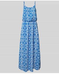 ONLY - Tailliertes Maxikleid mit Allover-Muster Modell 'WINNER' - Lyst