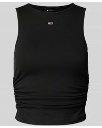 Tommy Hilfiger - Slim Fit Tanktop mit seitlichen Raffungen Modell 'GATHERING' - Lyst