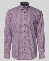 Eterna - Comfort Fit Zakelijk Overhemd Met Button-Downkraag - Lyst