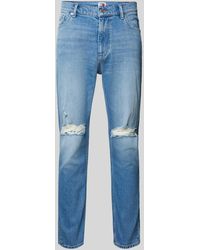 Tommy Hilfiger - Tapered Fit Jeans im Destroyed-Look Modell 'DAD JEAN' - Lyst