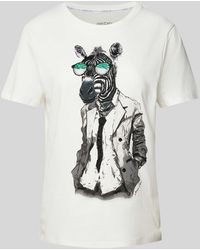 Marc Cain - T-shirt Met Motiefprint - Lyst