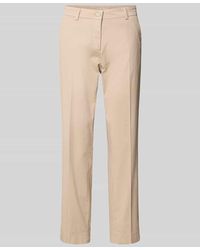 Cambio - Straight Fit Stoffhose mit Bügelfalten Modell 'Karina' - Lyst