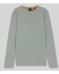 BOSS - Regular Fit Shirt Met Lange Mouwen En Wafelstructuur, Model 'Tempesto' - Lyst