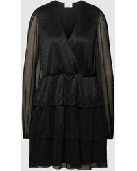 Neo Noir - Mini-jurk Met Volantzoom - Lyst