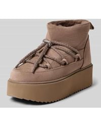 Inuikii - Snow Boots aus Leder mit Plateausohle - Lyst