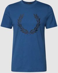 Fred Perry - T-Shirt mit Logo-Print Modell 'Laurel' - Lyst