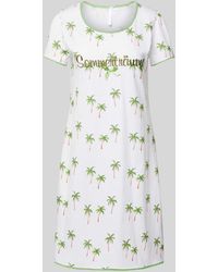 Louis & Louisa - Nachthemd mit Statement-Stitching Modell 'Sommerträume' - Lyst