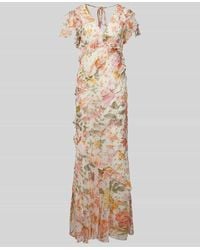 Lipsy - Abendkleid Mit Volants - Lyst