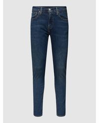 Levi's Slim Fit Jeans im 5-Pocket-Design Modell '512 Slim Trapper' - Blau