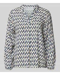 ZABAIONE - Blouseshirt Van Viscose Met Tuniekkraag, Model 'Ha44Nna' - Lyst