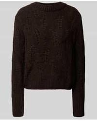 Joop! - Gebreide Pullover Met Alpaca En Ronde Hals - Lyst
