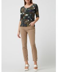 Marc Cain Korte Jeans Met Stretch - Bruin