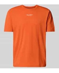 Marc O' Polo - Regular Fit T-Shirt Van Puur Katoen - Lyst