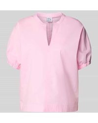 Emily Van Den Bergh - Blusenshirt mit elastischen Ärmelabschlüssen - Lyst