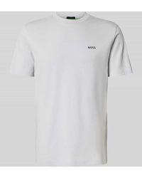 BOSS - Regular Fit T-Shirt aus Baumwoll-Mix Modell 'TEE' - Lyst