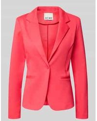 Ichi - Regular Fit Blazer Met Viscose Model 'Kate' - Lyst