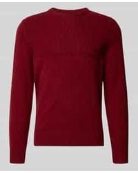 Brax - Gebreide Pullover Met Ribboorden, Model 'Rick' - Lyst