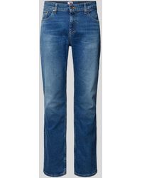Tommy Hilfiger - Regular Fit Jeans Met Labelstitching - Lyst